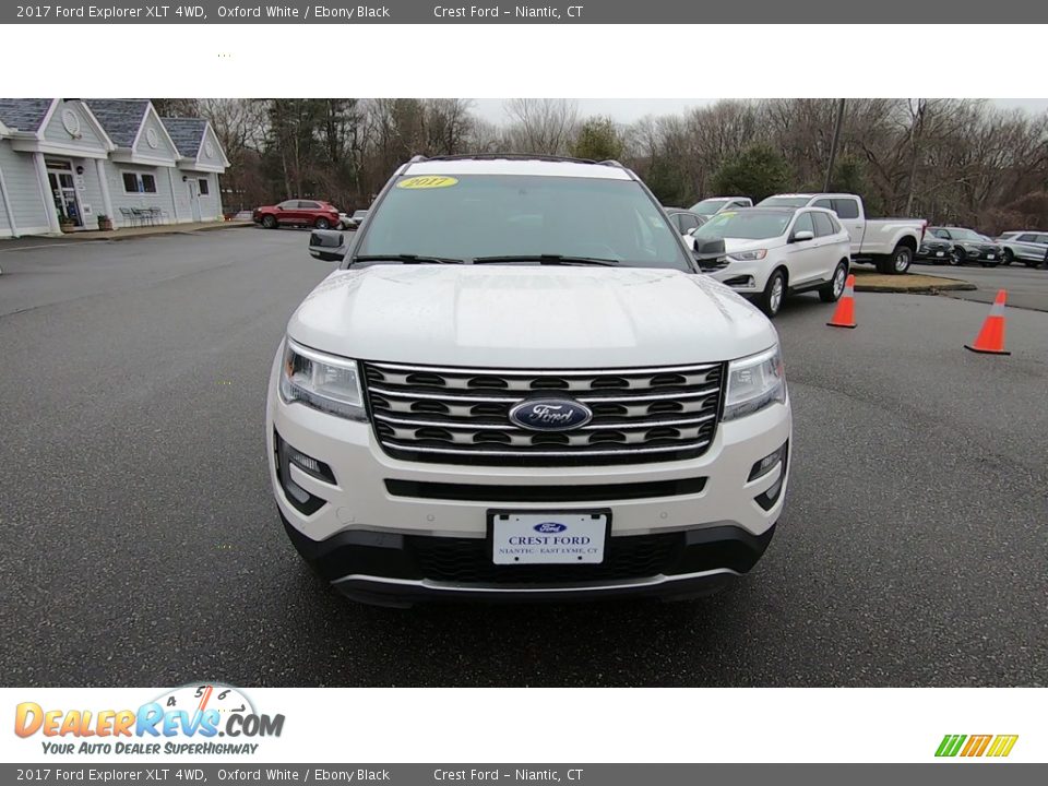 2017 Ford Explorer XLT 4WD Oxford White / Ebony Black Photo #2