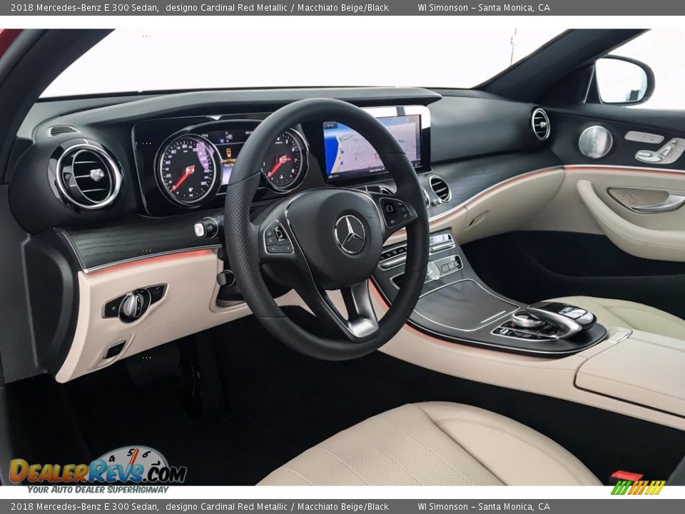 2018 Mercedes-Benz E 300 Sedan designo Cardinal Red Metallic / Macchiato Beige/Black Photo #4