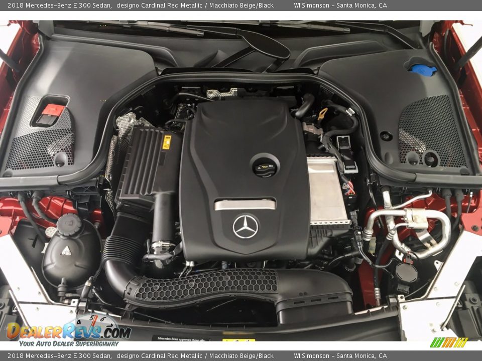 2018 Mercedes-Benz E 300 Sedan designo Cardinal Red Metallic / Macchiato Beige/Black Photo #8