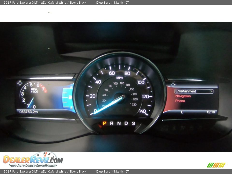 2017 Ford Explorer XLT 4WD Oxford White / Ebony Black Photo #13