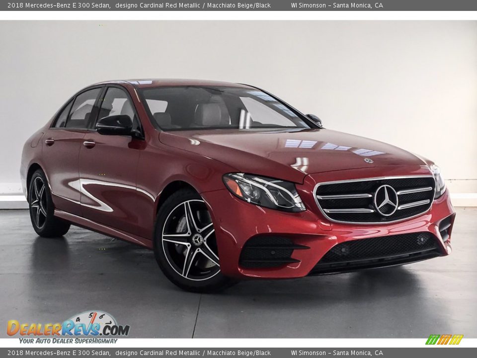 2018 Mercedes-Benz E 300 Sedan designo Cardinal Red Metallic / Macchiato Beige/Black Photo #12