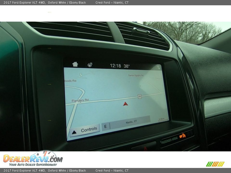 2017 Ford Explorer XLT 4WD Oxford White / Ebony Black Photo #14