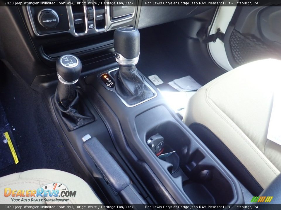2020 Jeep Wrangler Unlimited Sport 4x4 Bright White / Heritage Tan/Black Photo #19