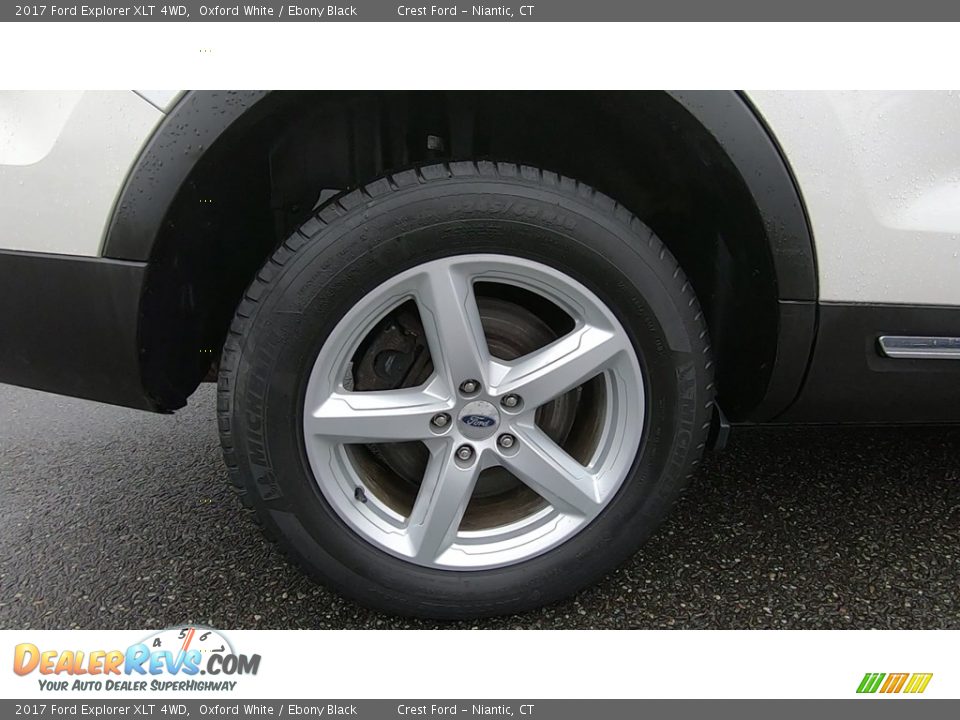 2017 Ford Explorer XLT 4WD Oxford White / Ebony Black Photo #21