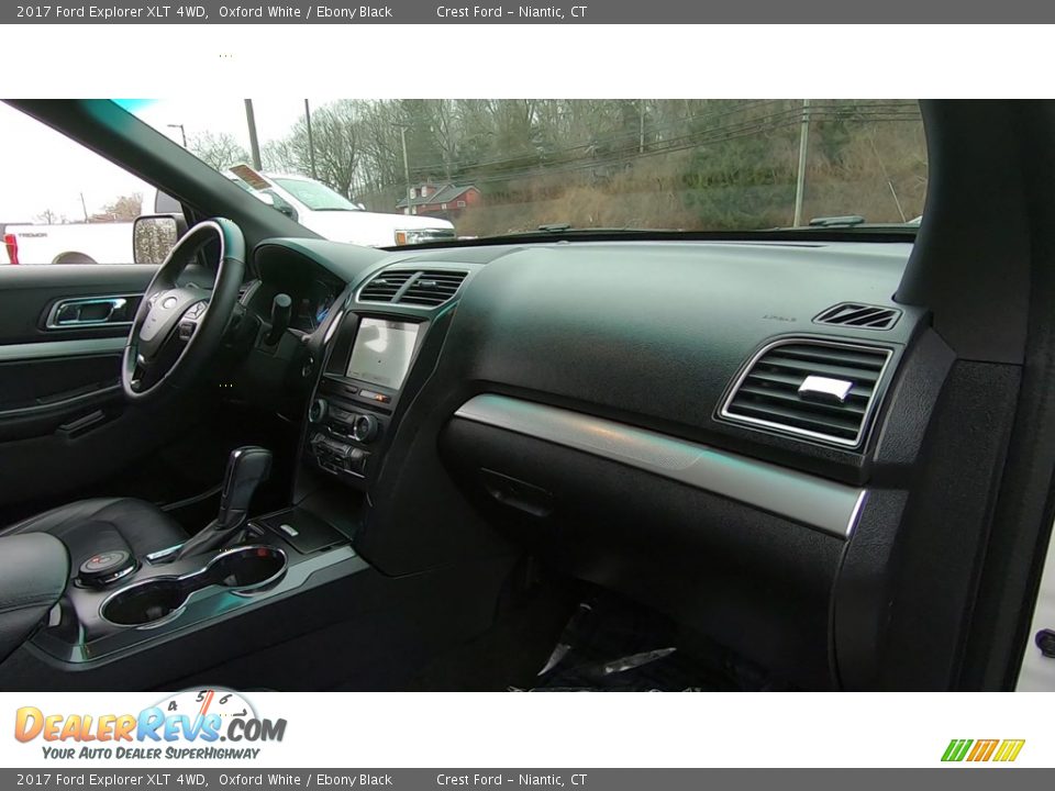 2017 Ford Explorer XLT 4WD Oxford White / Ebony Black Photo #25
