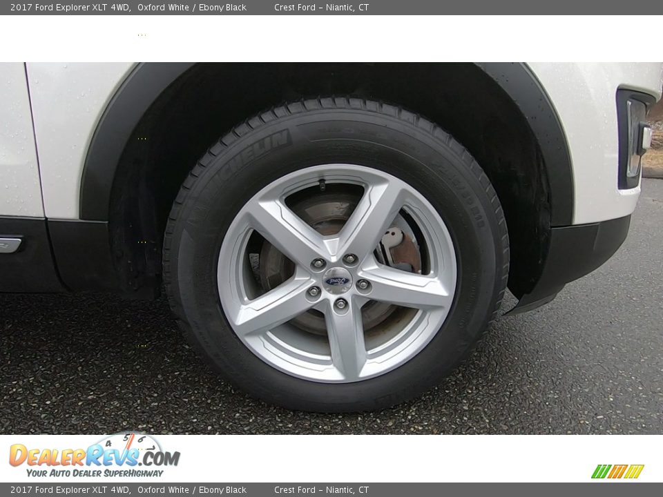2017 Ford Explorer XLT 4WD Oxford White / Ebony Black Photo #26