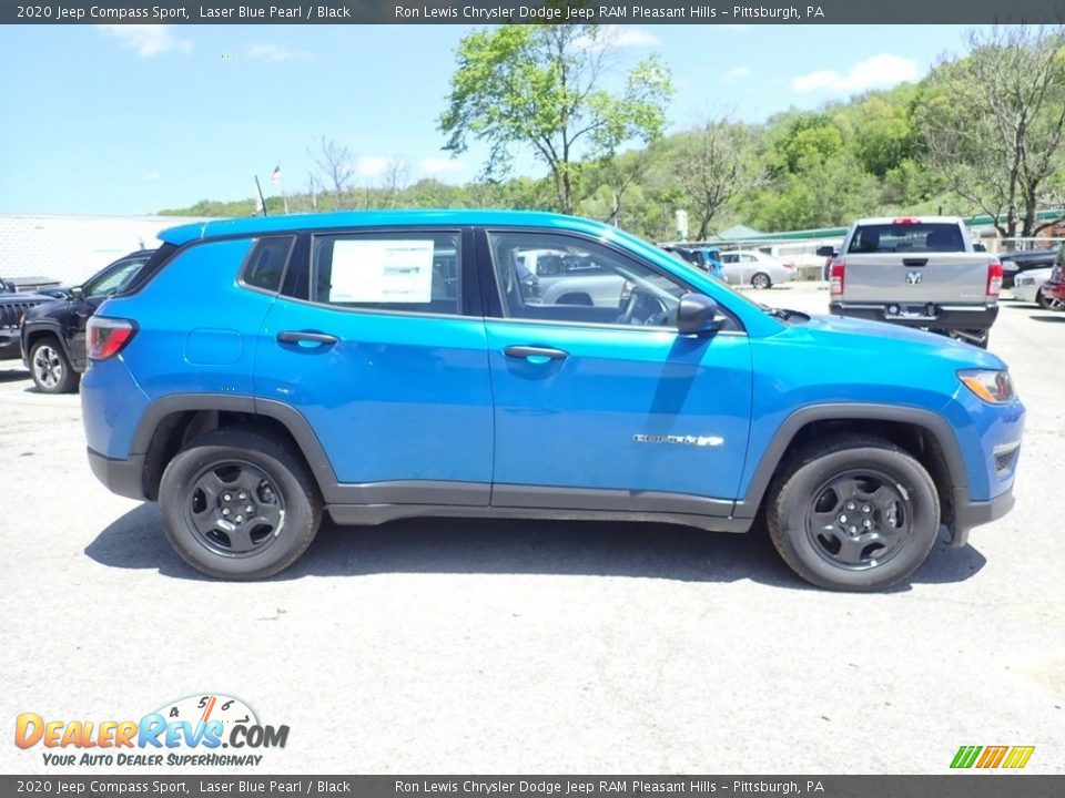 Laser Blue Pearl 2020 Jeep Compass Sport Photo #4
