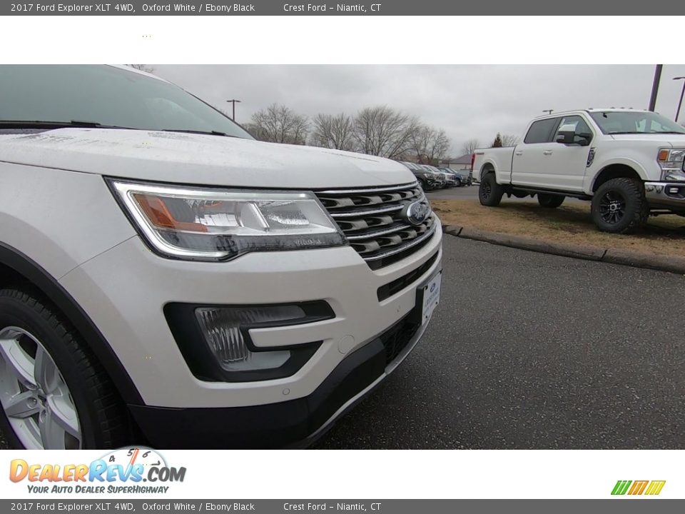 2017 Ford Explorer XLT 4WD Oxford White / Ebony Black Photo #27