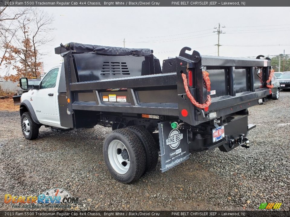 2019 Ram 5500 Tradesman Regular Cab 4x4 Chassis Bright White / Black/Diesel Gray Photo #6