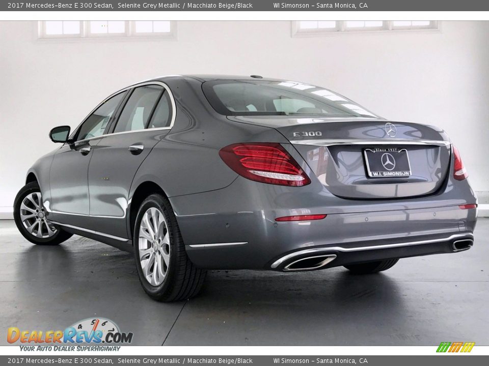 2017 Mercedes-Benz E 300 Sedan Selenite Grey Metallic / Macchiato Beige/Black Photo #10