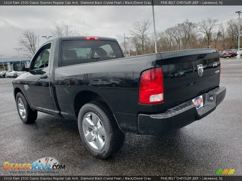 2019 Ram 1500 Classic Express Regular Cab 4x4 Diamond Black Crystal Pearl / Black/Diesel Gray Photo #6