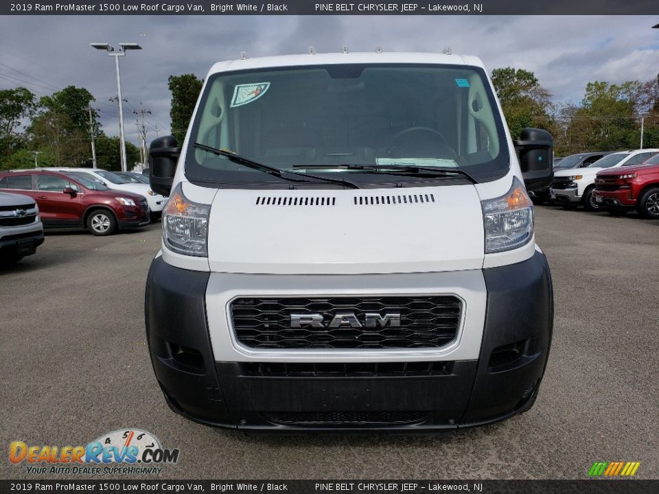 2019 Ram ProMaster 1500 Low Roof Cargo Van Bright White / Black Photo #3