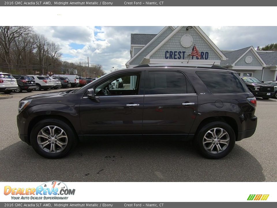 2016 GMC Acadia SLT AWD Midnight Amethyst Metallic / Ebony Photo #4