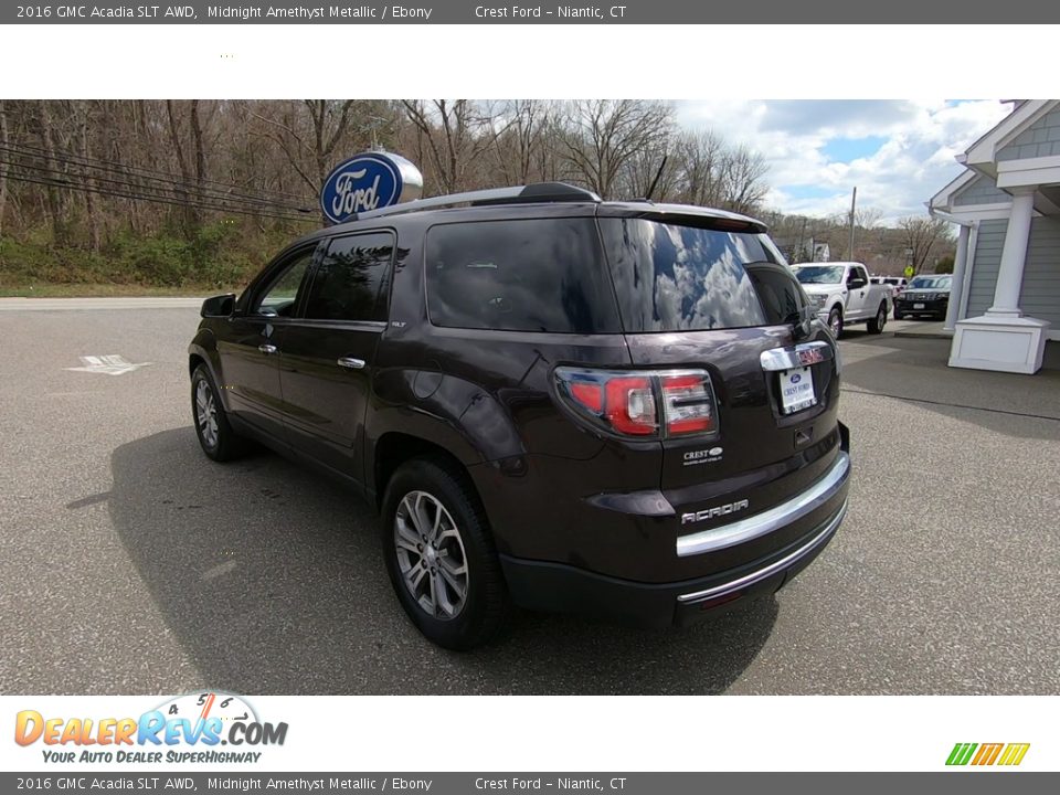 2016 GMC Acadia SLT AWD Midnight Amethyst Metallic / Ebony Photo #5