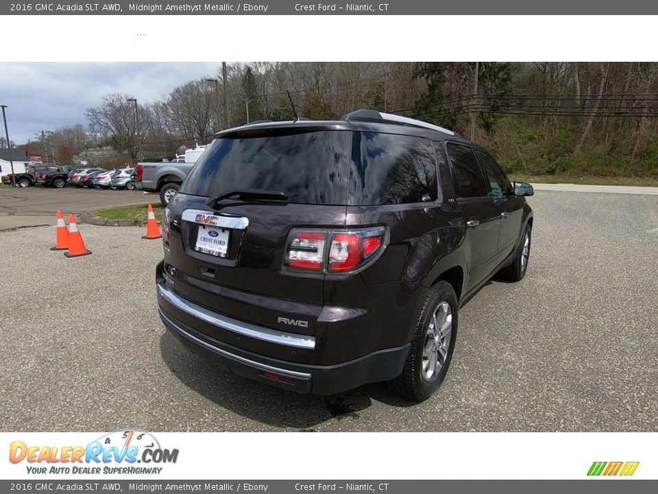 2016 GMC Acadia SLT AWD Midnight Amethyst Metallic / Ebony Photo #7