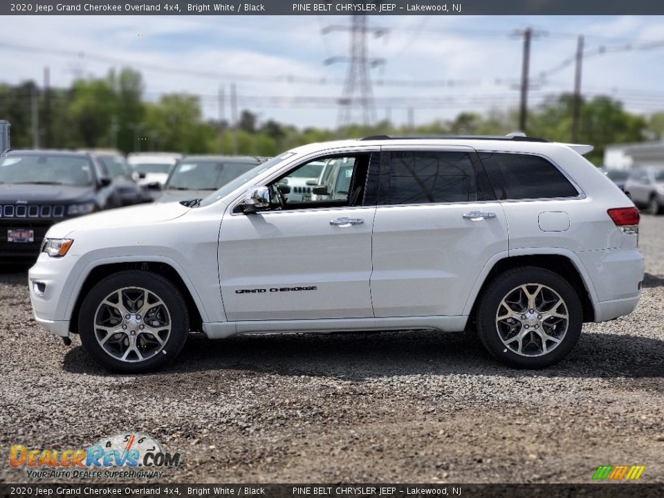 2020 Jeep Grand Cherokee Overland 4x4 Bright White / Black Photo #4