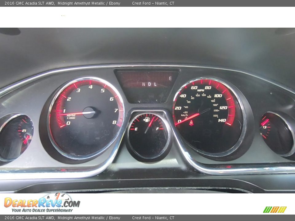 2016 GMC Acadia SLT AWD Gauges Photo #14