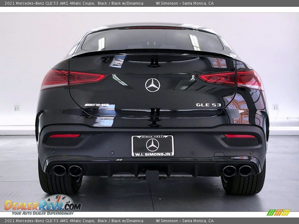 2021 Mercedes-Benz GLE 53 AMG 4Matic Coupe Black / Black w/Dinamica Photo #3