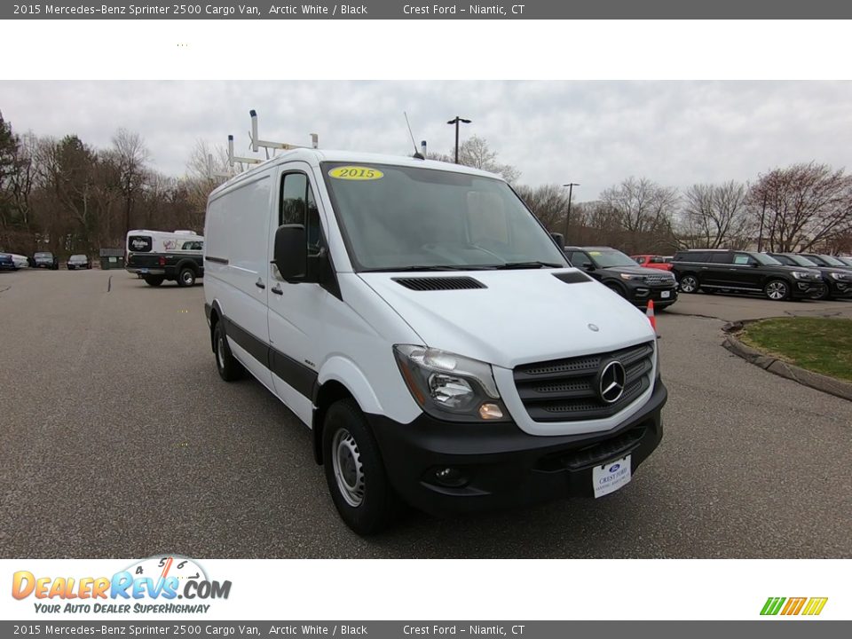 2015 Mercedes-Benz Sprinter 2500 Cargo Van Arctic White / Black Photo #1