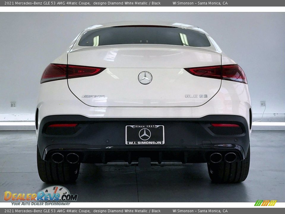 2021 Mercedes-Benz GLE 53 AMG 4Matic Coupe designo Diamond White Metallic / Black Photo #3