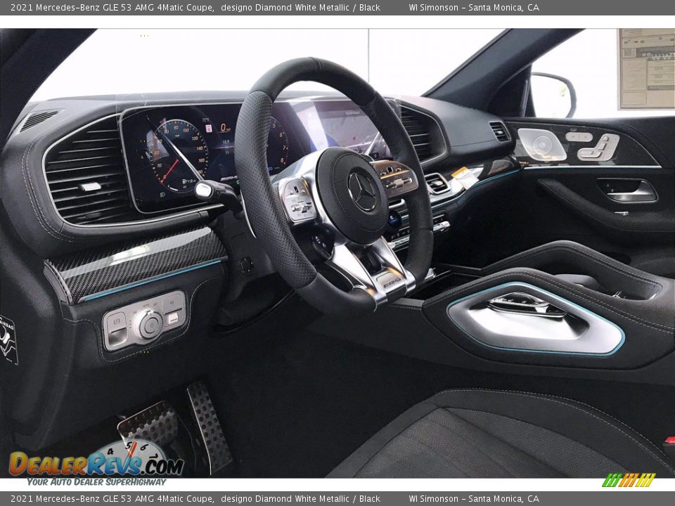 2021 Mercedes-Benz GLE 53 AMG 4Matic Coupe designo Diamond White Metallic / Black Photo #4