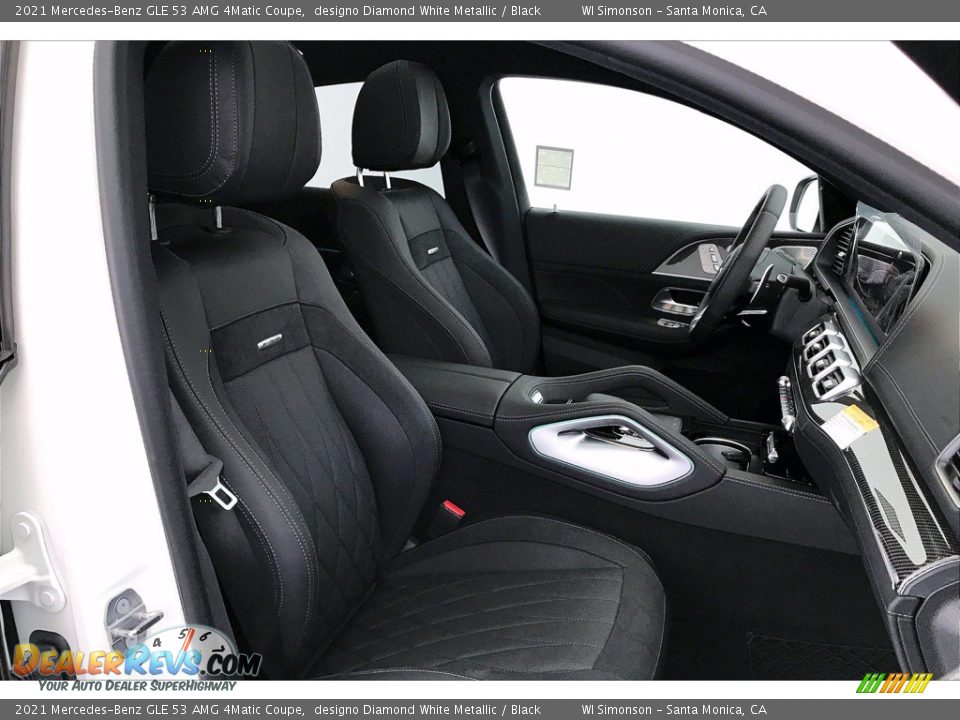 2021 Mercedes-Benz GLE 53 AMG 4Matic Coupe designo Diamond White Metallic / Black Photo #5