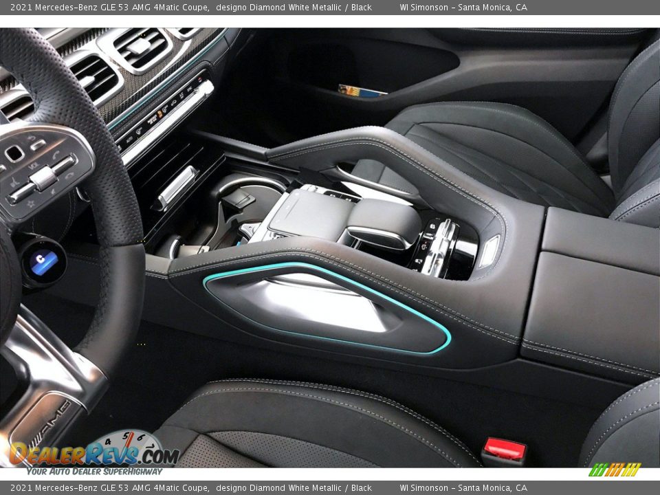 2021 Mercedes-Benz GLE 53 AMG 4Matic Coupe designo Diamond White Metallic / Black Photo #7