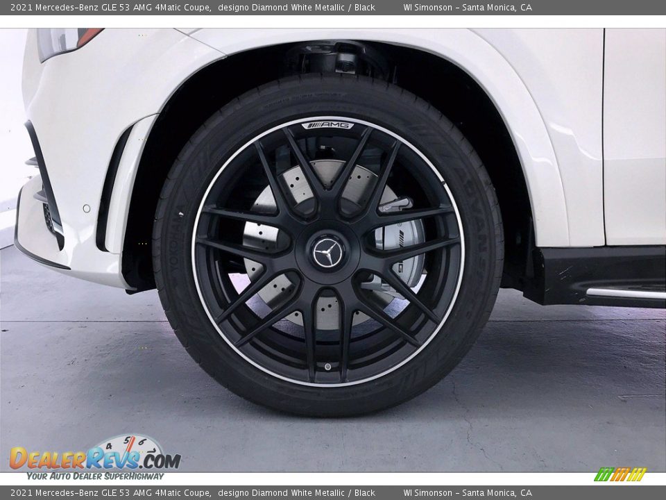 2021 Mercedes-Benz GLE 53 AMG 4Matic Coupe designo Diamond White Metallic / Black Photo #9