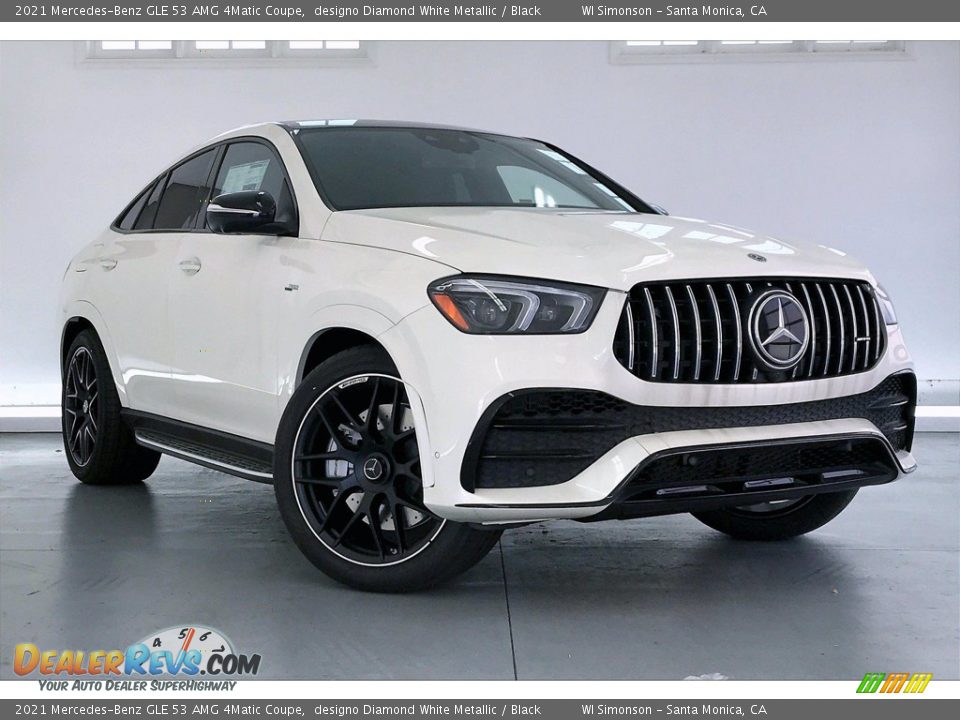 2021 Mercedes-Benz GLE 53 AMG 4Matic Coupe designo Diamond White Metallic / Black Photo #10