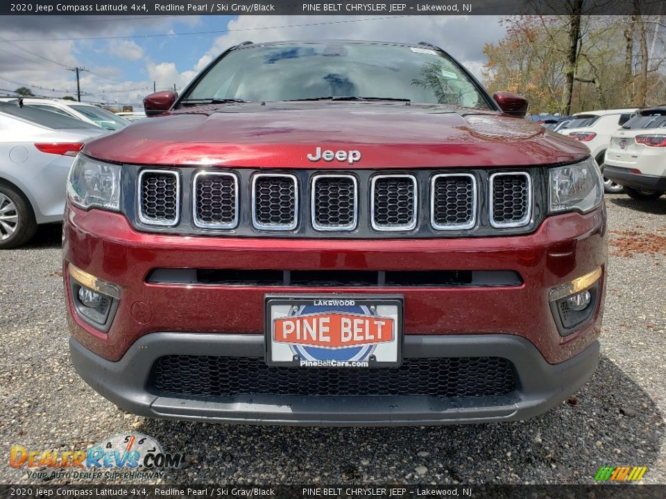 2020 Jeep Compass Latitude 4x4 Redline Pearl / Ski Gray/Black Photo #3
