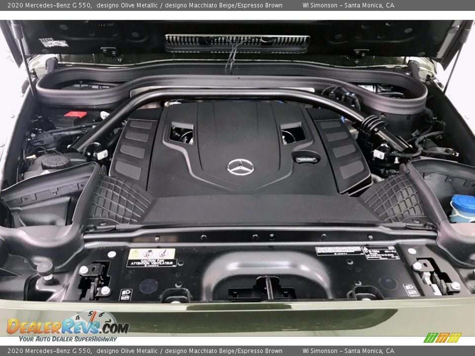 2020 Mercedes-Benz G 550 4.0 Liter DI biturbo DOHC 32-Valve VVT V8 Engine Photo #8