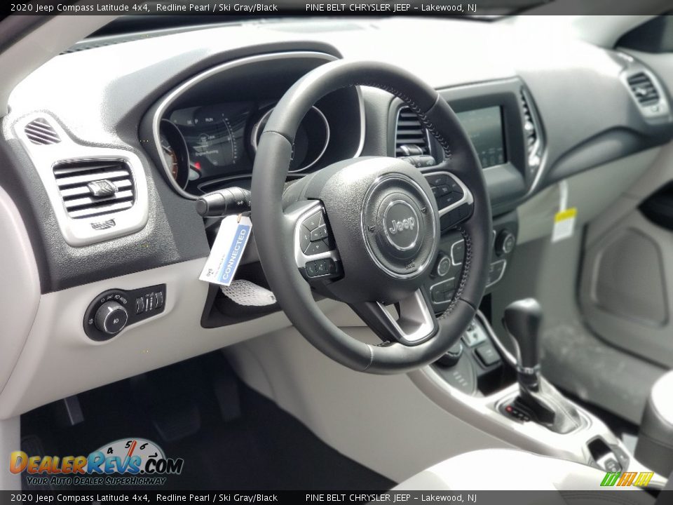 2020 Jeep Compass Latitude 4x4 Redline Pearl / Ski Gray/Black Photo #10