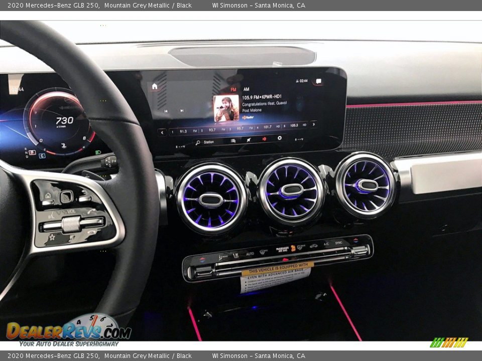 2020 Mercedes-Benz GLB 250 Mountain Grey Metallic / Black Photo #6