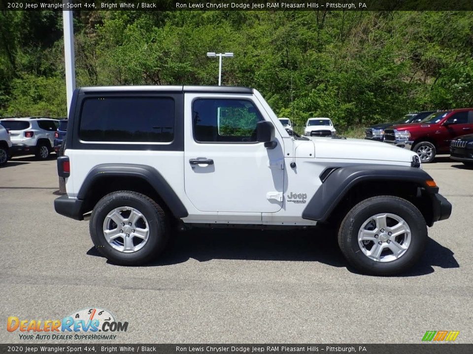 2020 Jeep Wrangler Sport 4x4 Bright White / Black Photo #4