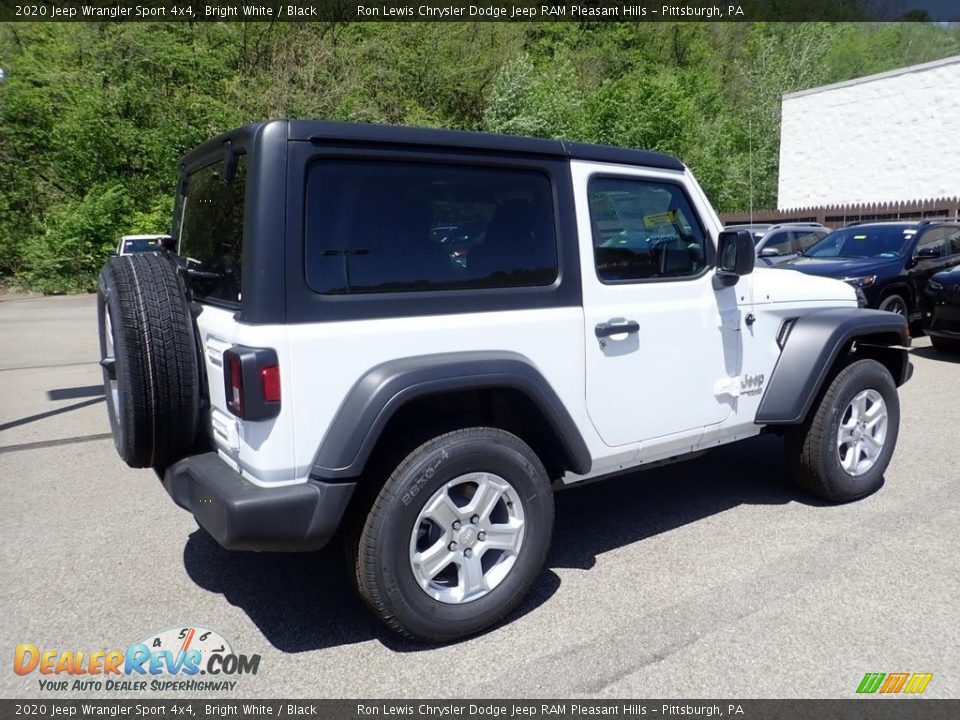 2020 Jeep Wrangler Sport 4x4 Bright White / Black Photo #5