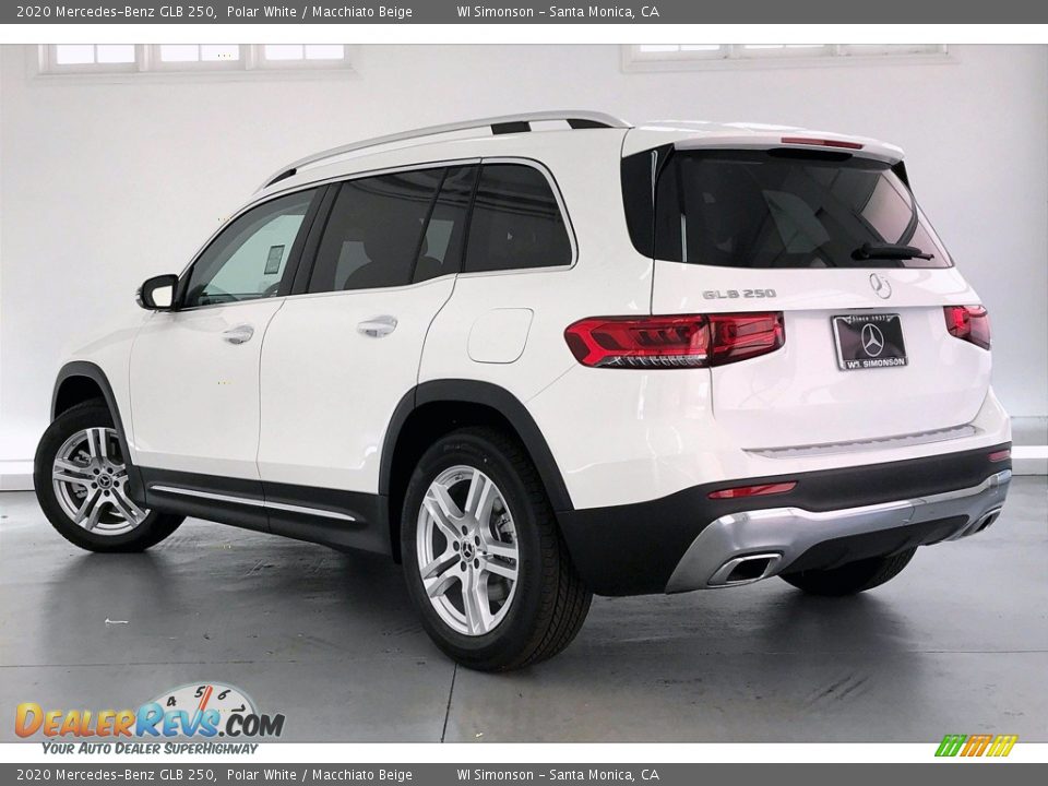 2020 Mercedes-Benz GLB 250 Polar White / Macchiato Beige Photo #2