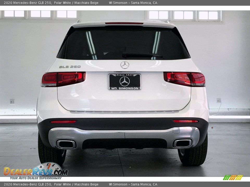 2020 Mercedes-Benz GLB 250 Polar White / Macchiato Beige Photo #3