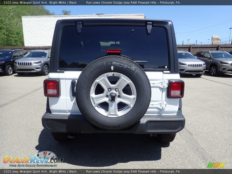 2020 Jeep Wrangler Sport 4x4 Bright White / Black Photo #10