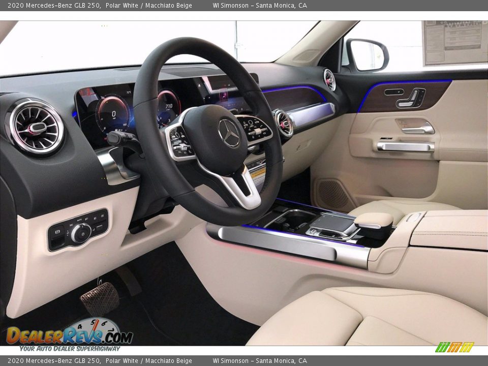2020 Mercedes-Benz GLB 250 Polar White / Macchiato Beige Photo #4