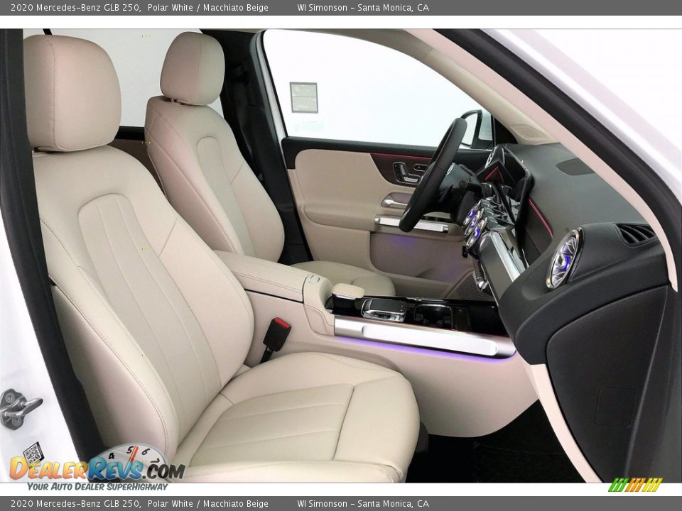 2020 Mercedes-Benz GLB 250 Polar White / Macchiato Beige Photo #5