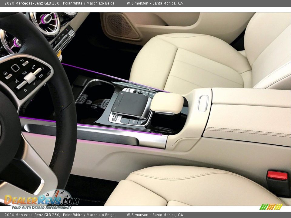 2020 Mercedes-Benz GLB 250 Polar White / Macchiato Beige Photo #7