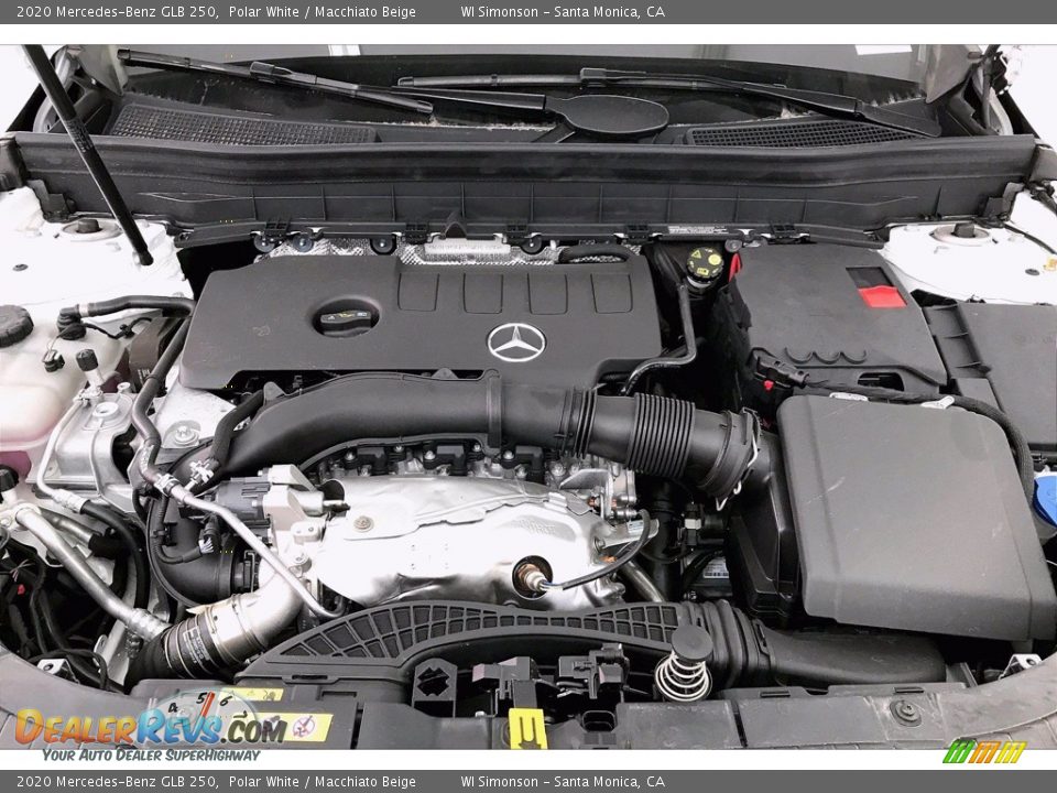 2020 Mercedes-Benz GLB 250 Polar White / Macchiato Beige Photo #8