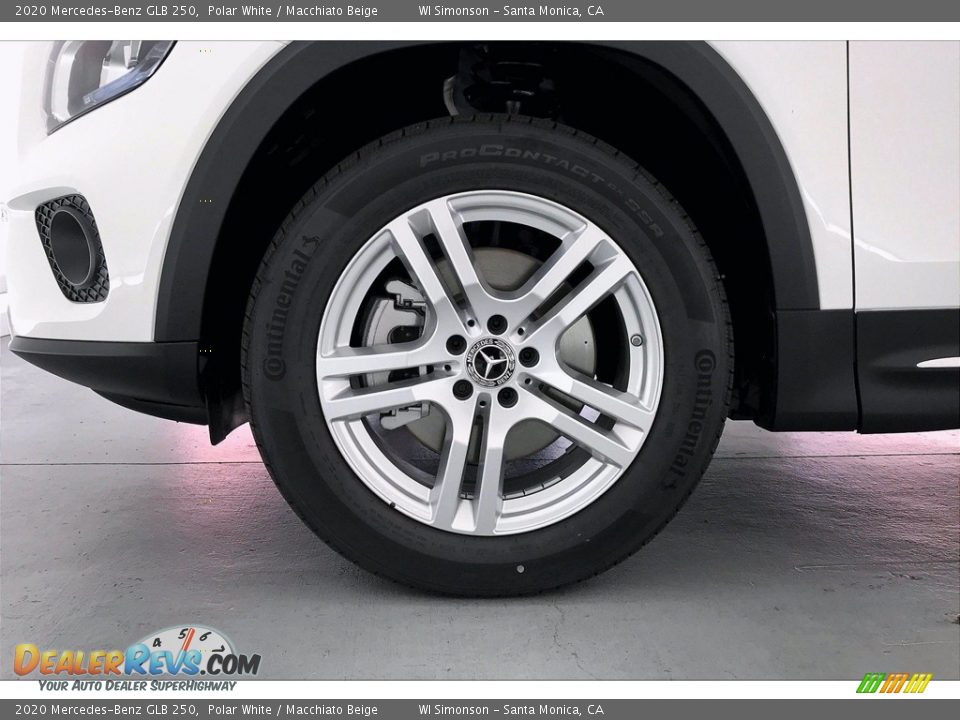 2020 Mercedes-Benz GLB 250 Polar White / Macchiato Beige Photo #9
