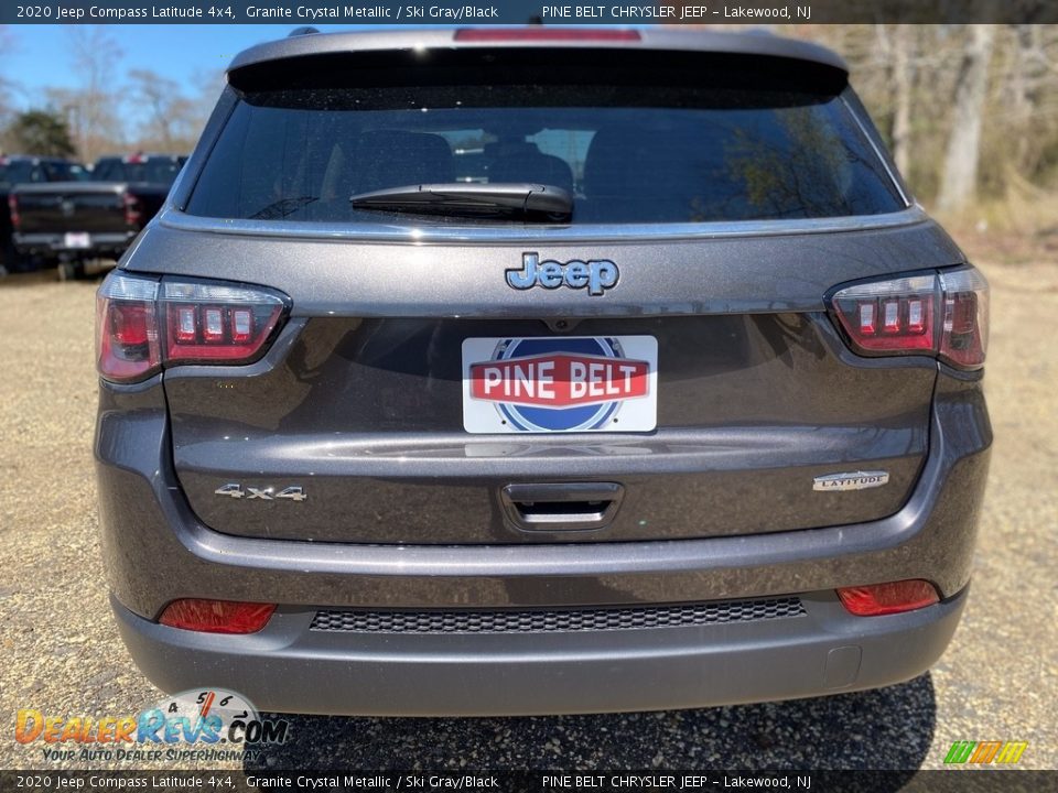 2020 Jeep Compass Latitude 4x4 Granite Crystal Metallic / Ski Gray/Black Photo #6