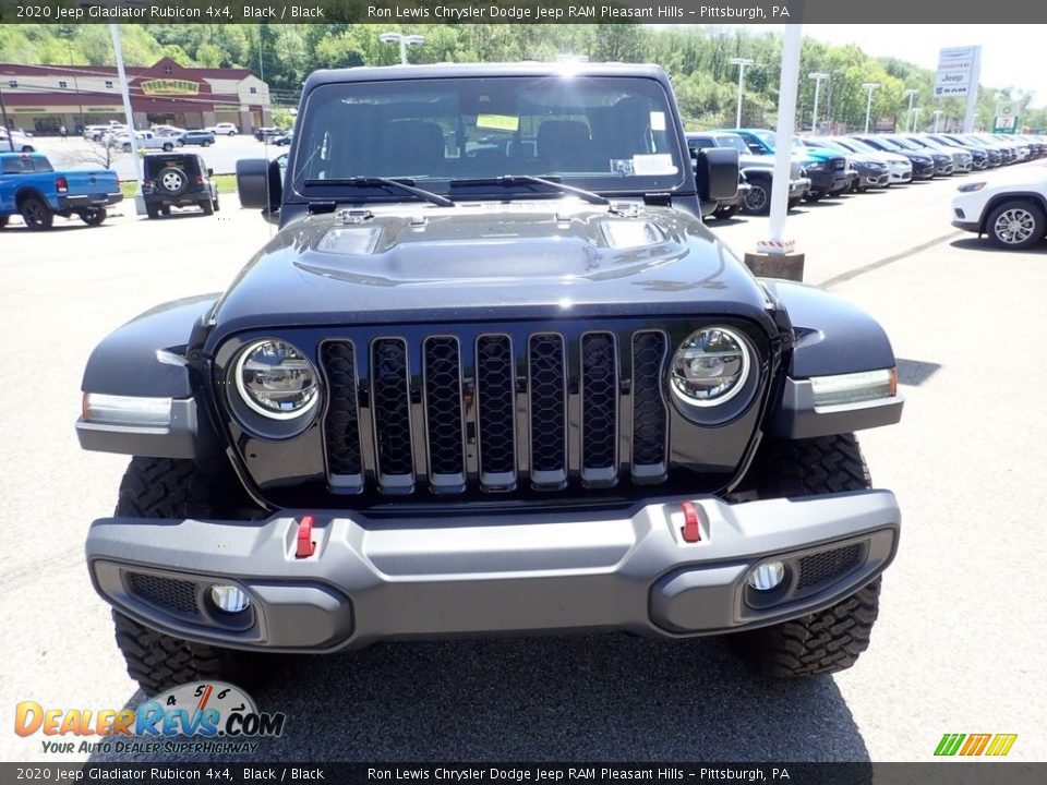 2020 Jeep Gladiator Rubicon 4x4 Black / Black Photo #2