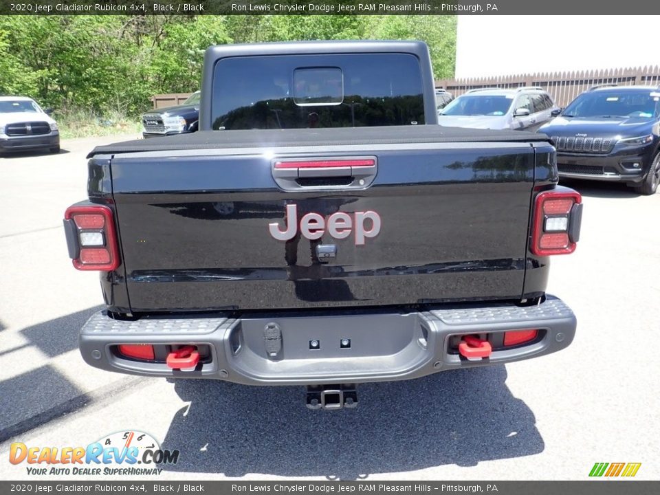 2020 Jeep Gladiator Rubicon 4x4 Black / Black Photo #10