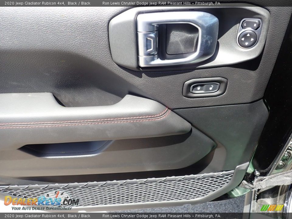 2020 Jeep Gladiator Rubicon 4x4 Black / Black Photo #11