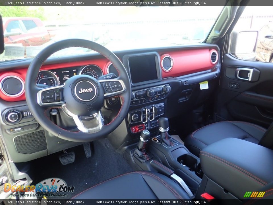 2020 Jeep Gladiator Rubicon 4x4 Black / Black Photo #12