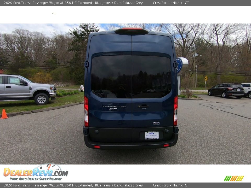 2020 Ford Transit Passenger Wagon XL 350 HR Extended Blue Jeans / Dark Palazzo Grey Photo #6