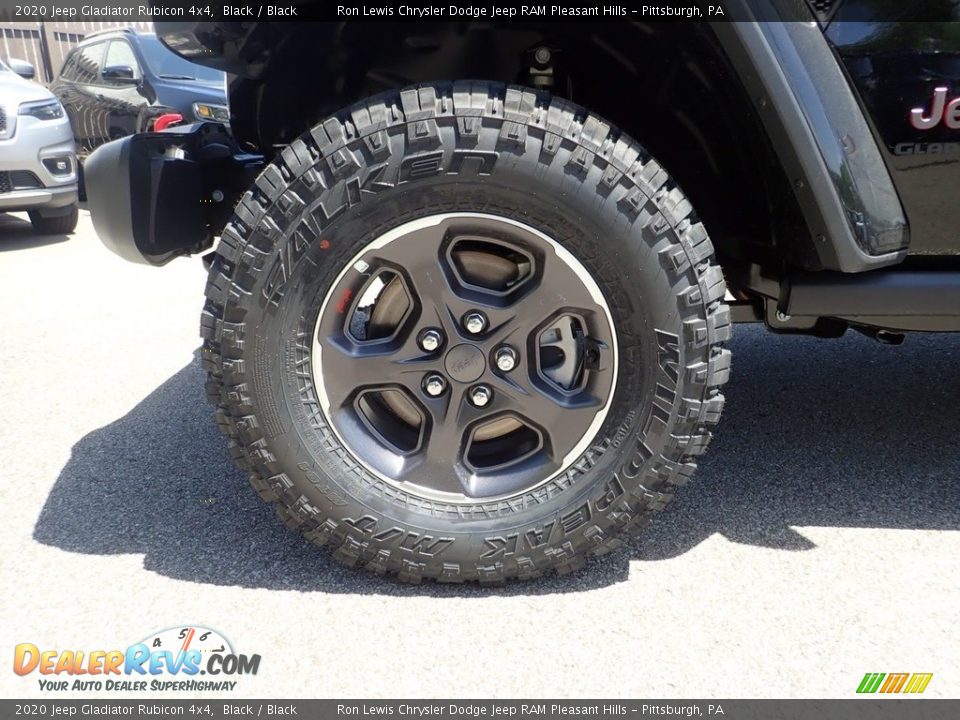 2020 Jeep Gladiator Rubicon 4x4 Black / Black Photo #15